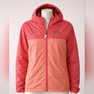 NEW Patagonia Women's Two-Tone Pink Ski Jacket Windbreaker Lightweight